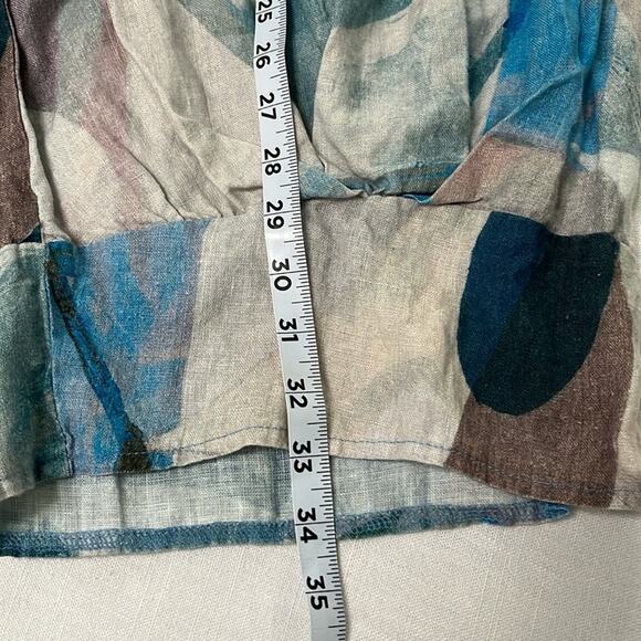 LUUKAA 100% Linen Balloon trousers Size 10 - Picture 8 of 11